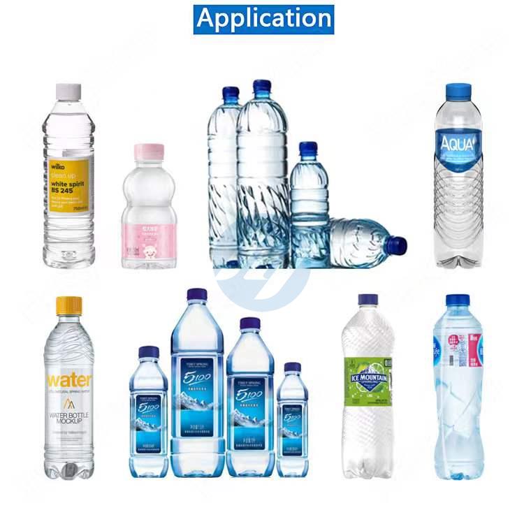 Drinking water pet bottles rinser filler capper
