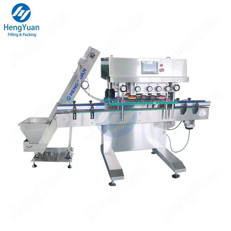 HYXG-8XT Automatic 8 wheels screwing capping machine