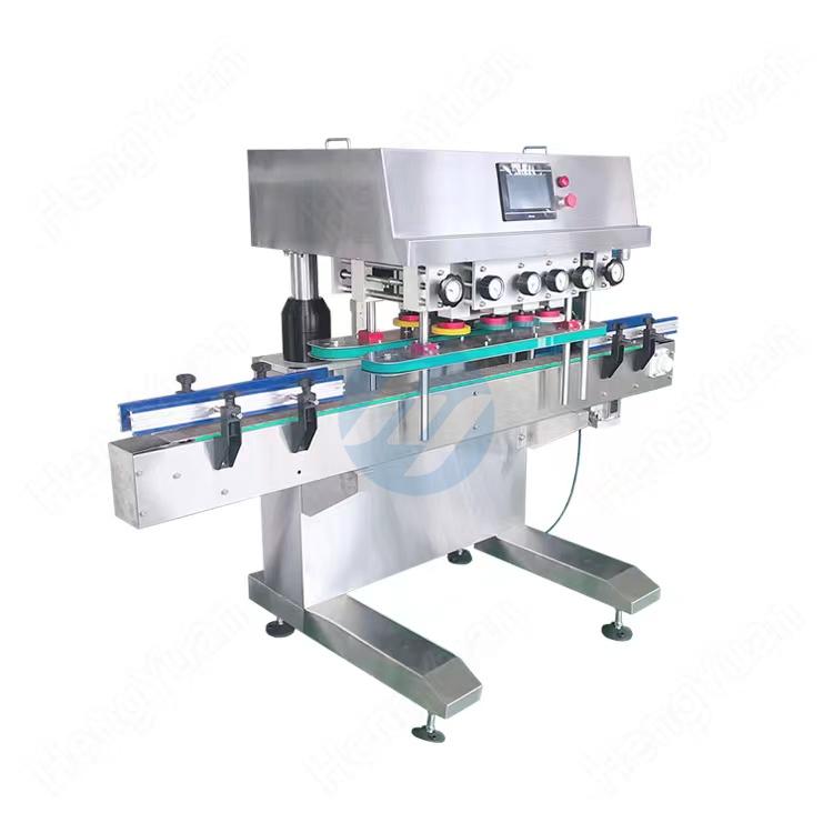 Automatic eight wheels bottle capping machine