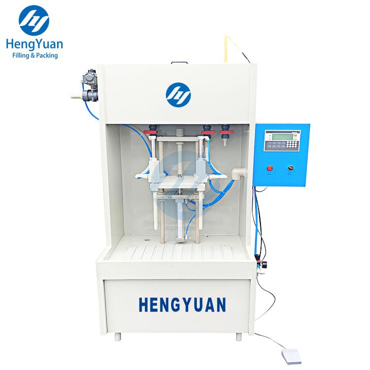 semi-automatic toilet bowl cleaner filler