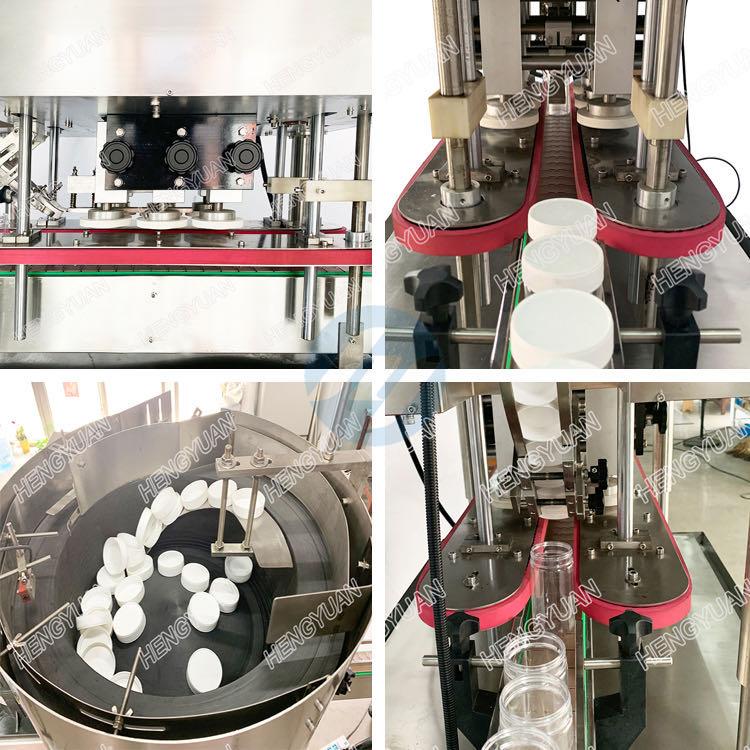 Duckbill cap capping machine