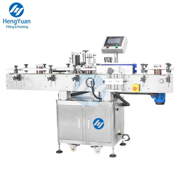 Automatic round bottle labeling machine