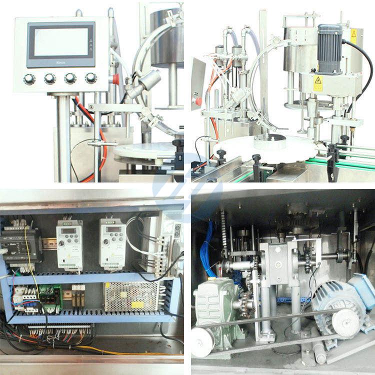 Star wheel filling capping machine details