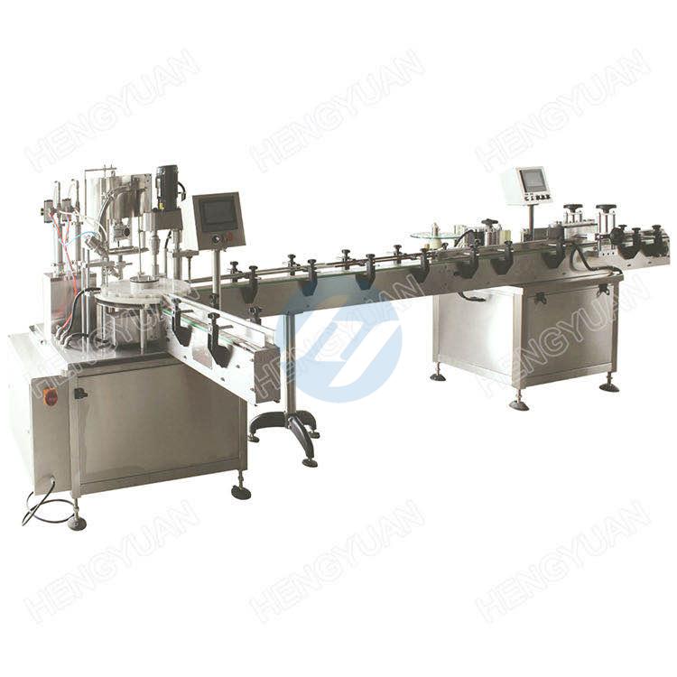 Automatic 30ml hand sanitizer filling capping machine