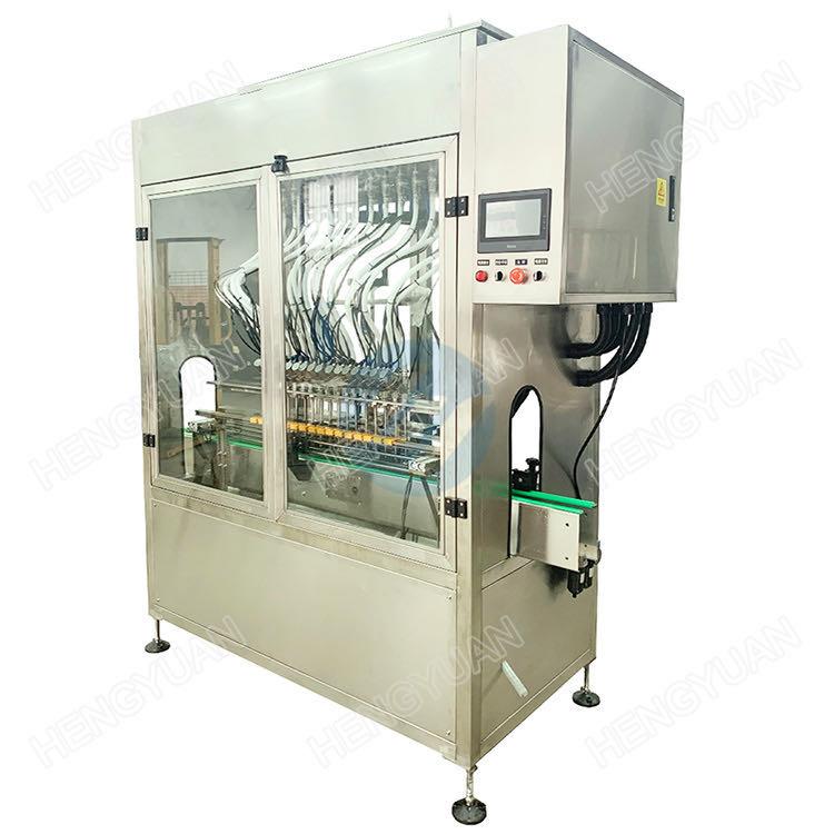 Automatic gravity liquid filling machine