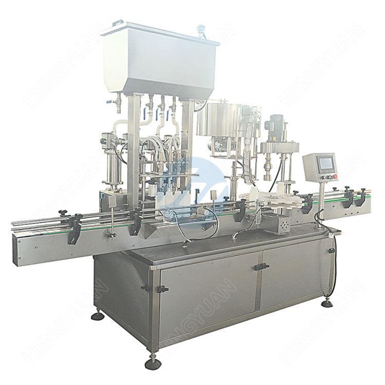 Automatic Filling Star wheel Single-head Capping Machine 