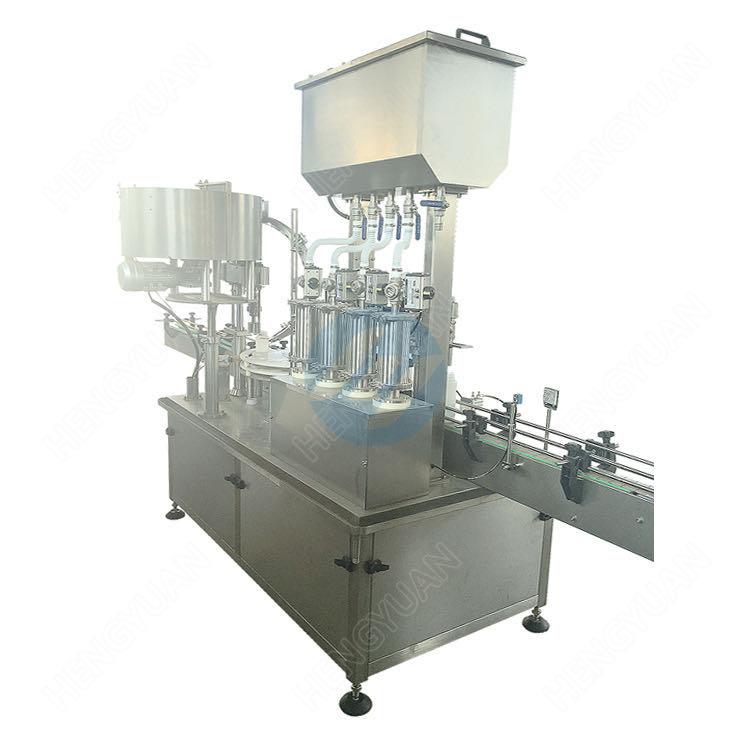 Automatic Bottle Filling Star wheel Single-head Capping Machine 