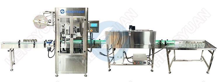 Automatic Shrink Sleeve Labeling Machine line