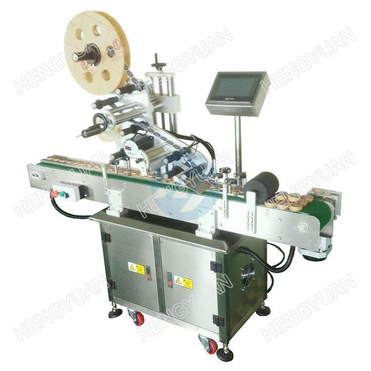 Automatic Non-dry Glue Adhesive Sticker Top Surface Plane Labeling Machine 