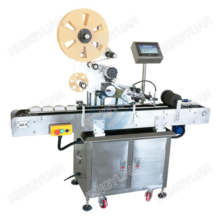 Automatic Non-dry Glue Adhesive Sticker Top Surface Plane Labeling Machine 1