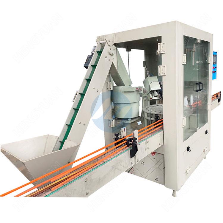 Automatic Anti-corrosive Star Wheel Double Heads Capping Machine Line
