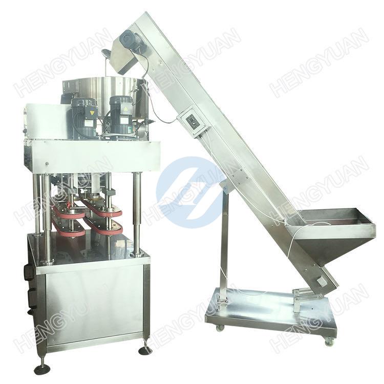 Automatic Lid Elevating Feeding Machine Auxiliary Equipment of Capping Machine Line