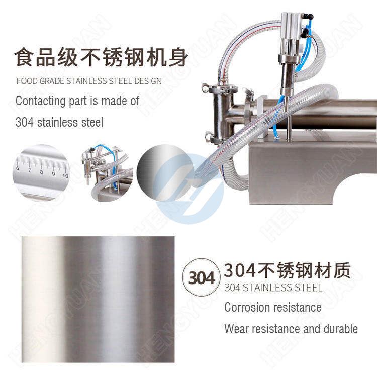  Desktop Pneumatic Piston Single-head Piston Filling Machine Details