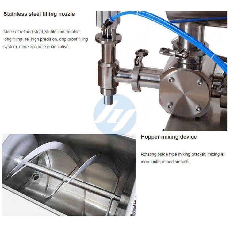 Semi-automatic Desktop Pneumatic Piston Filling Machine Details