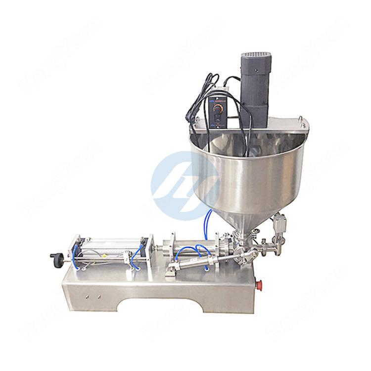 Semi-automatic Piston Single-head Mixed Sauce / Paste Filling Machine