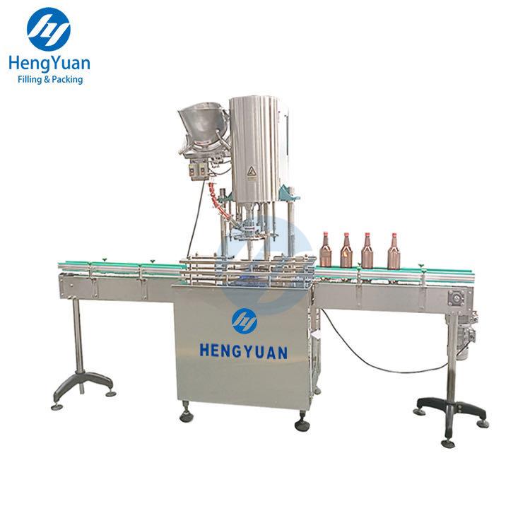 Automatic Rotating Disc Bottle Single Head Capping Machine