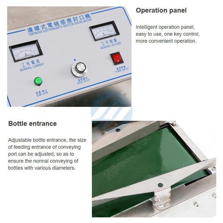 Automatic Desktop Continuous Eectromagnetic Induction Sealing Machine Details 1