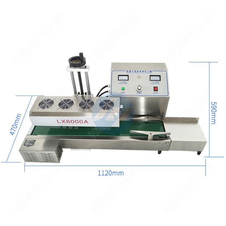 Automatic Desktop Continuous Eectromagnetic Induction Sealing Machine Size