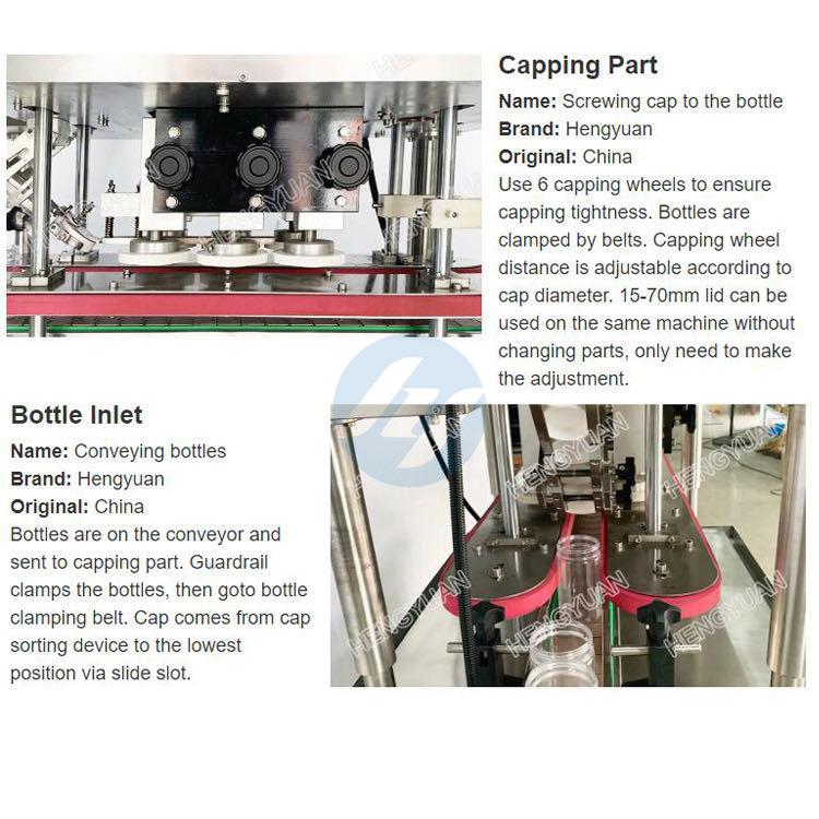 Automatic Linear Six Wheels Screwing Capping Machine 3