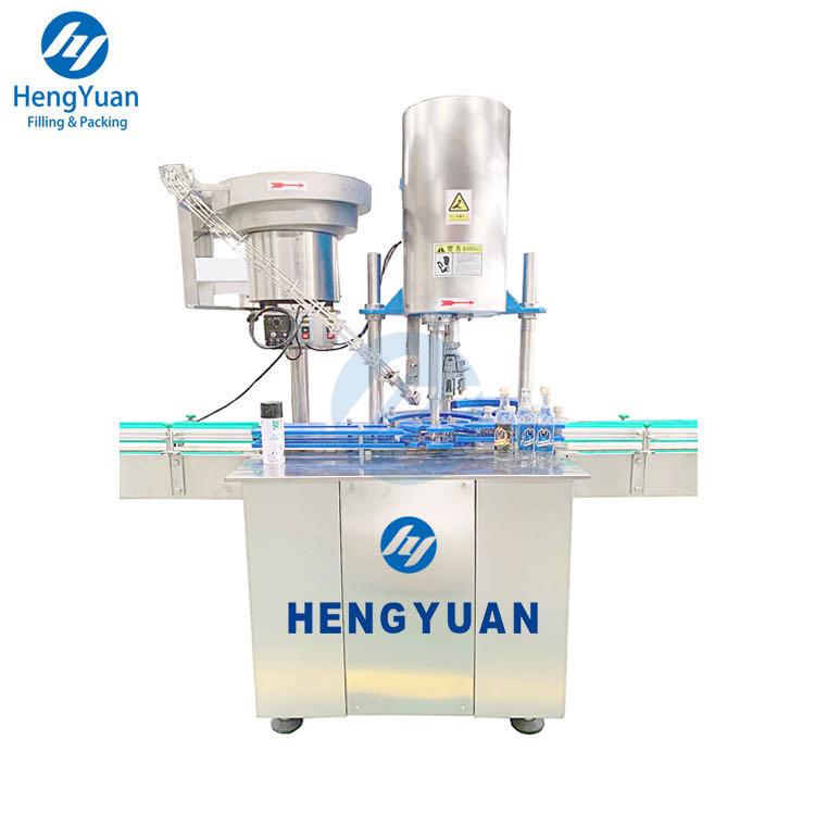 Automatic Rotating Disc Clamping Bottle Single Head Capping Machine