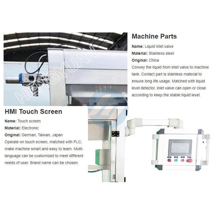 Automatic 20-120ml Servo Motor Piston Filling Machine details