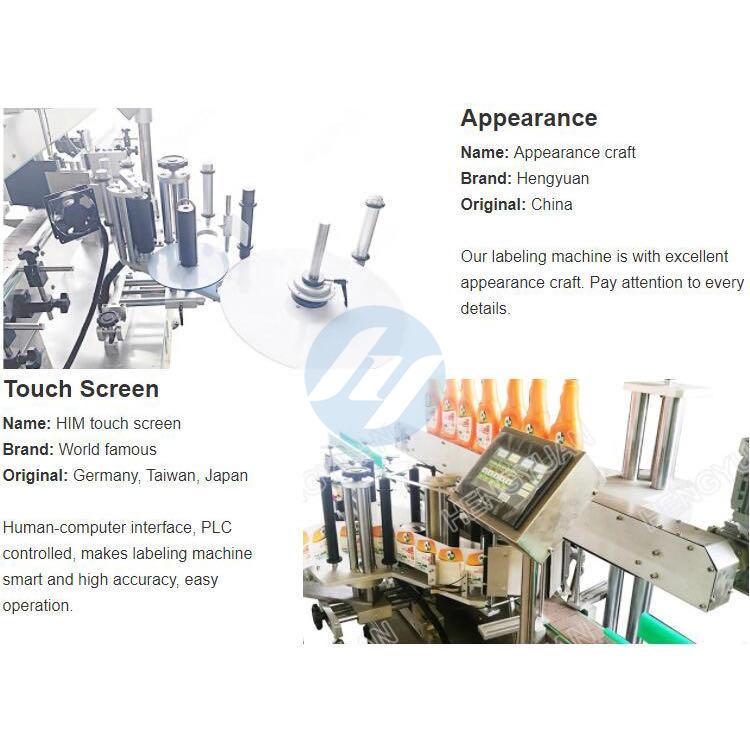 Automatic Non-dry Self-adhesive Sticker One Side Bottle Labeling Machine details