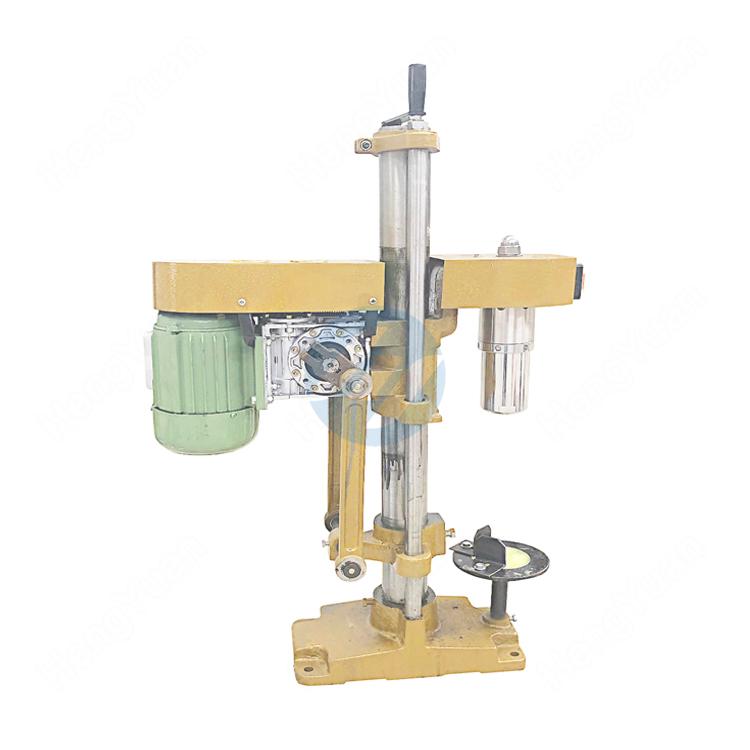 Semi-automatic Single-head Crown Lid Capping Machine for drinking bottles