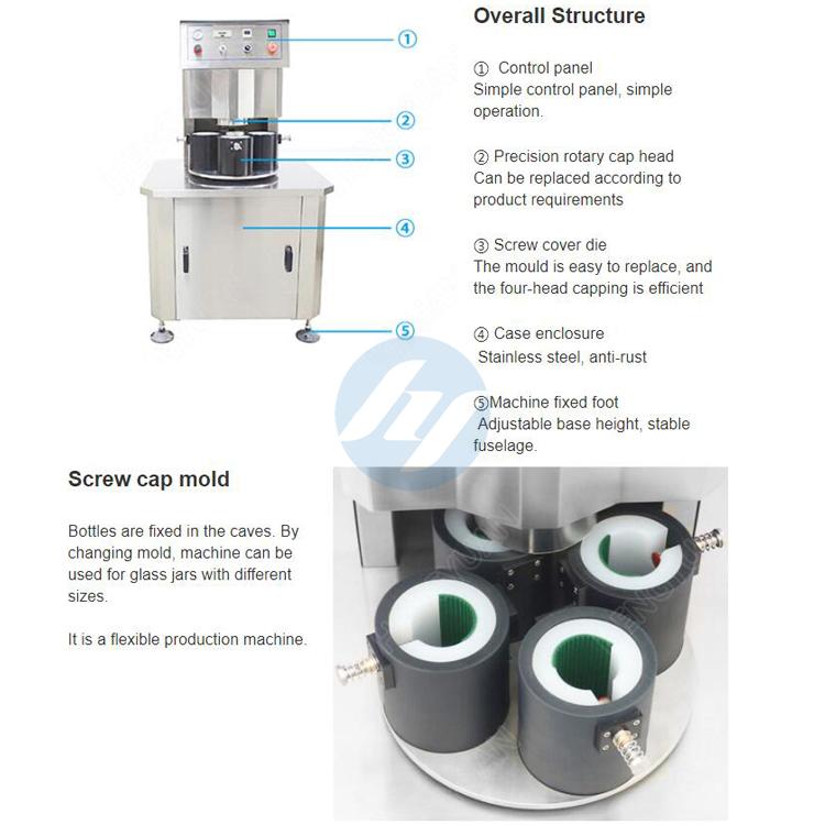 semi automatic vacuum capping machine details 2