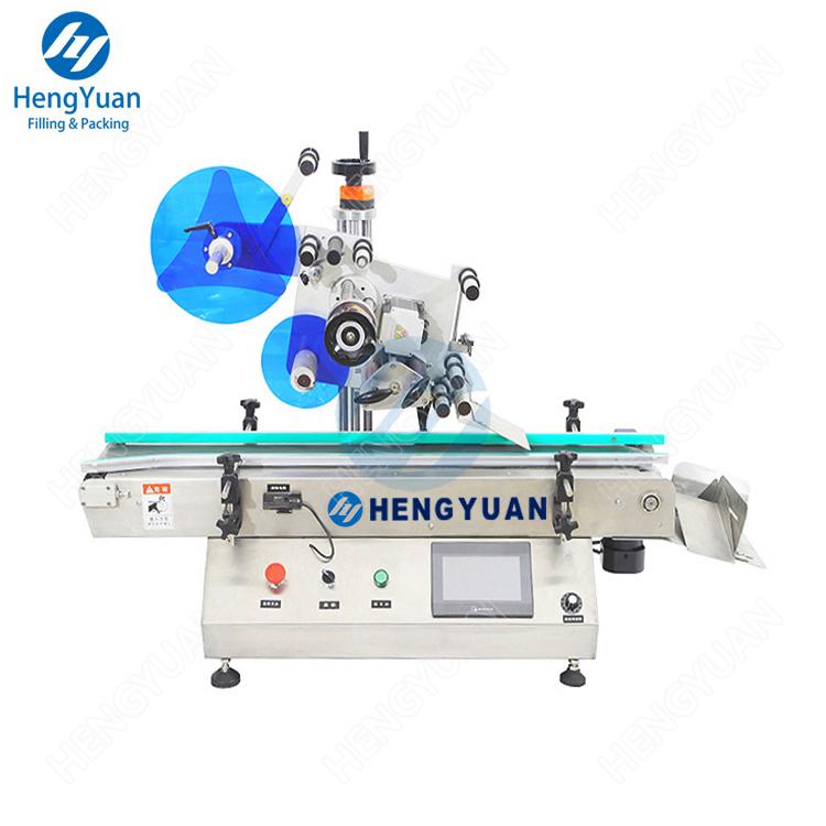 Desktop Economical Type Automatic Non-dry Glue Adhesive Sticker Label Top Surface Plane Labeling Machine