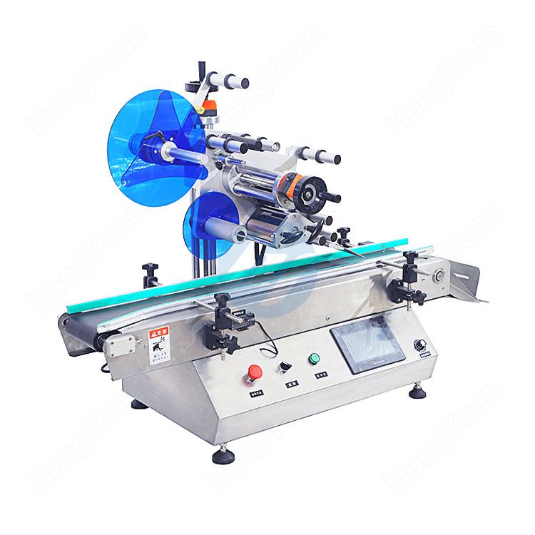  Automatic Non-dry Glue Adhesive Sticker Label Top Surface Plane Labeling Machine