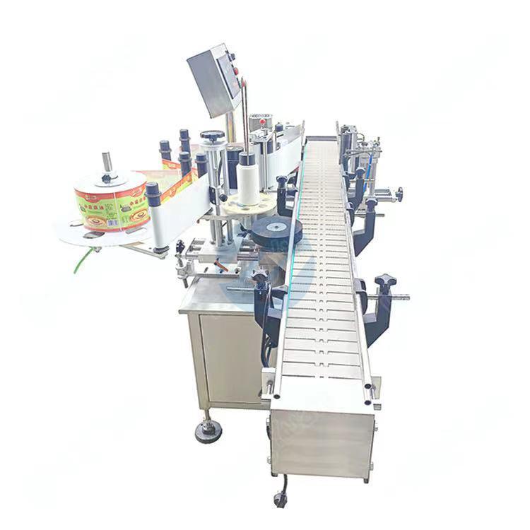automatic clamping medical alcohol round bottle labeling machine