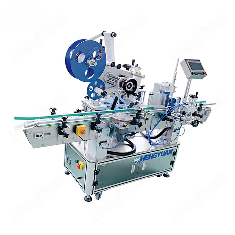 Automatic Topside Plane and Side Round Bottle Label Applicator