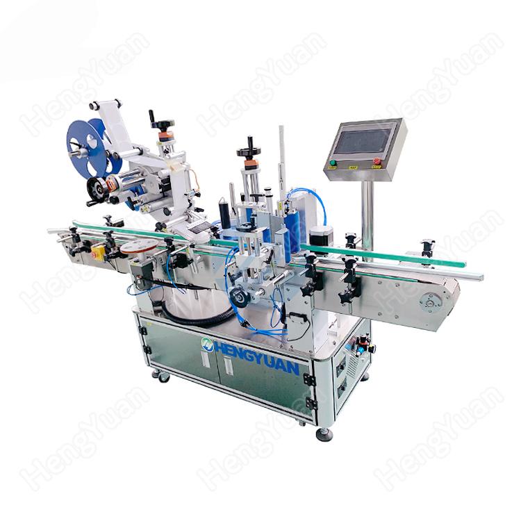 HYTB1-100TC Automatic Topside Plane and Side Round Bottle Label Application Machine