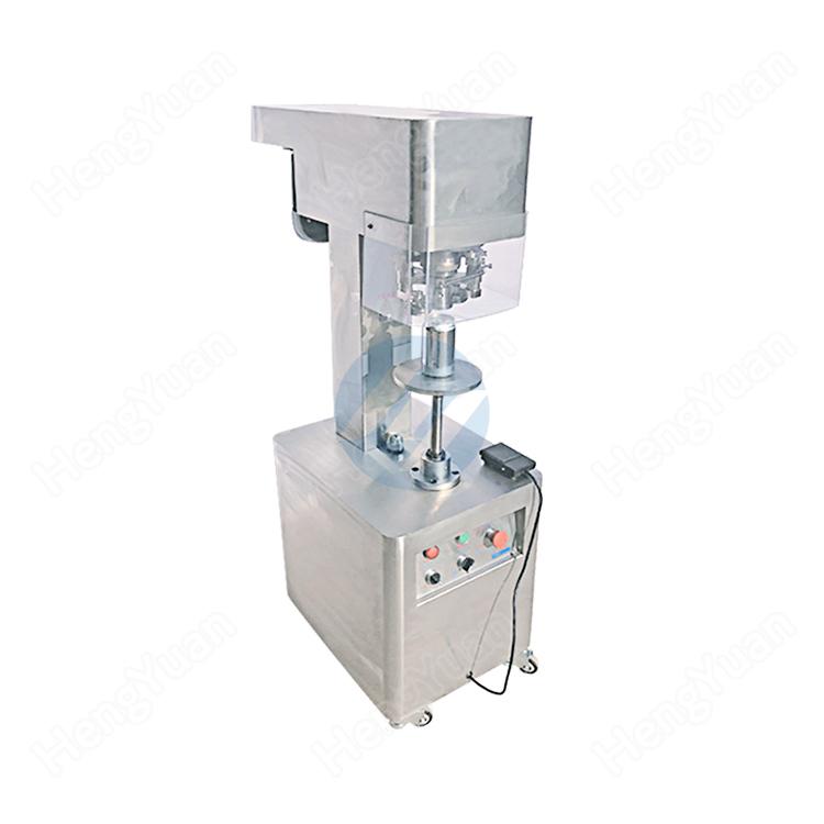 Semi-automatic cans sealing machine