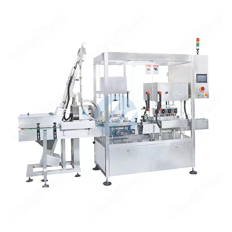 HYSC-X20 Automatic Chili Sauce Glass Jars Vacuum Capping Machine