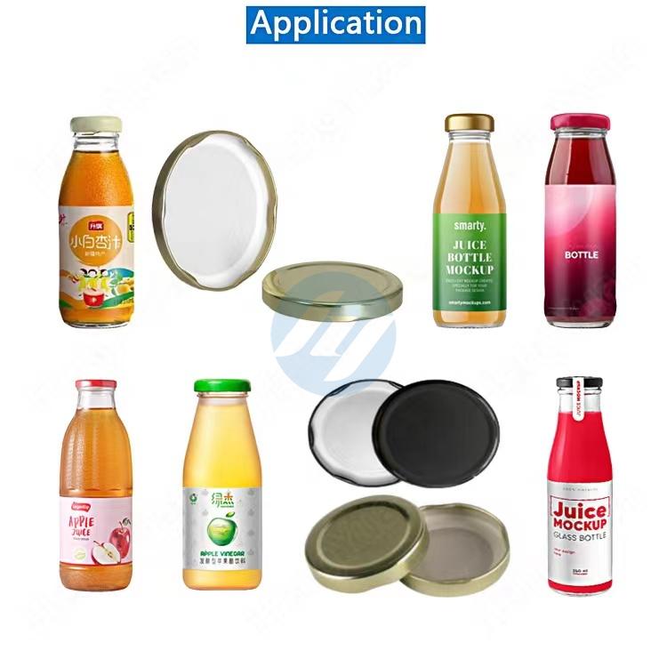 Juice Glass Bottles Filling Twist-off Capping Machine