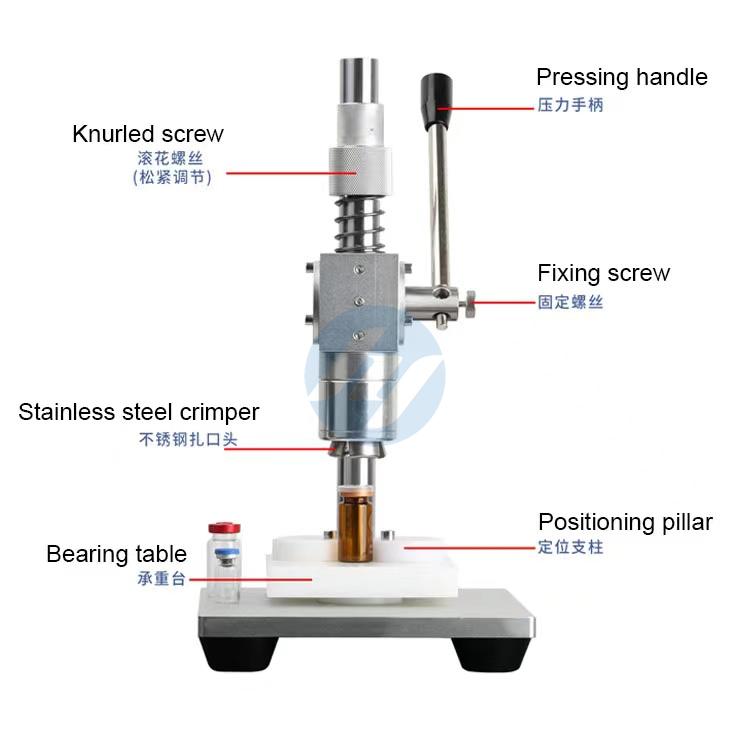 HYZG-10 Vials Crimping on Capping Machine Structure