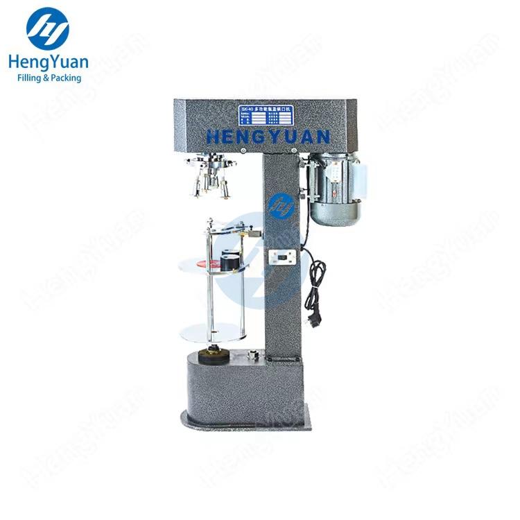 Semi-Ropp Aluminum Lid Capping Machine