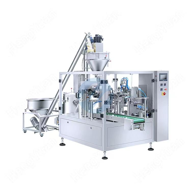 Automatic Rotary Premade Bag Powder Packing Machine