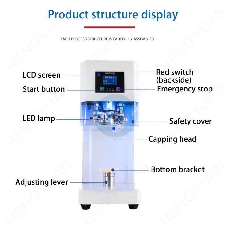 HYSS-1C Semi-automatic Juice Tin Can Sealing Machine