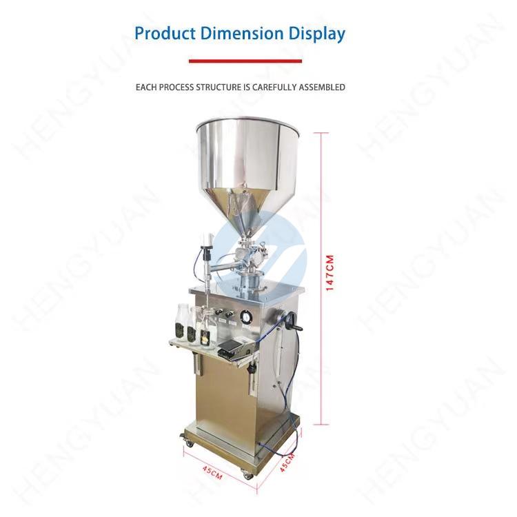 Semi-automatic Single-head Pneumatic Piston Gel Filler