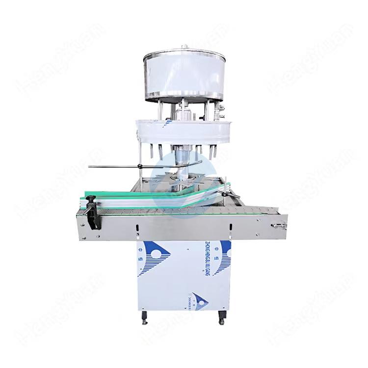 Semi-automatic rotary liquid filler