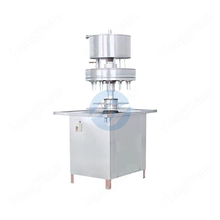 HYRF-100S Semi-automatic rotary bottle filling machine