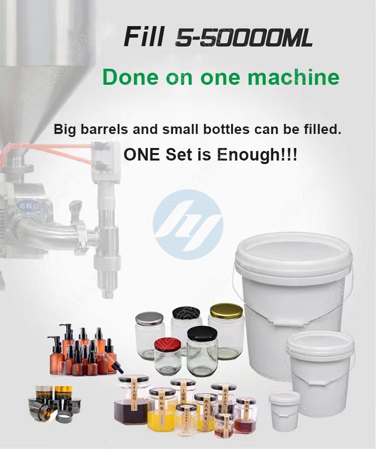 HYRO-S10 Semi-automatic rotor pump filler