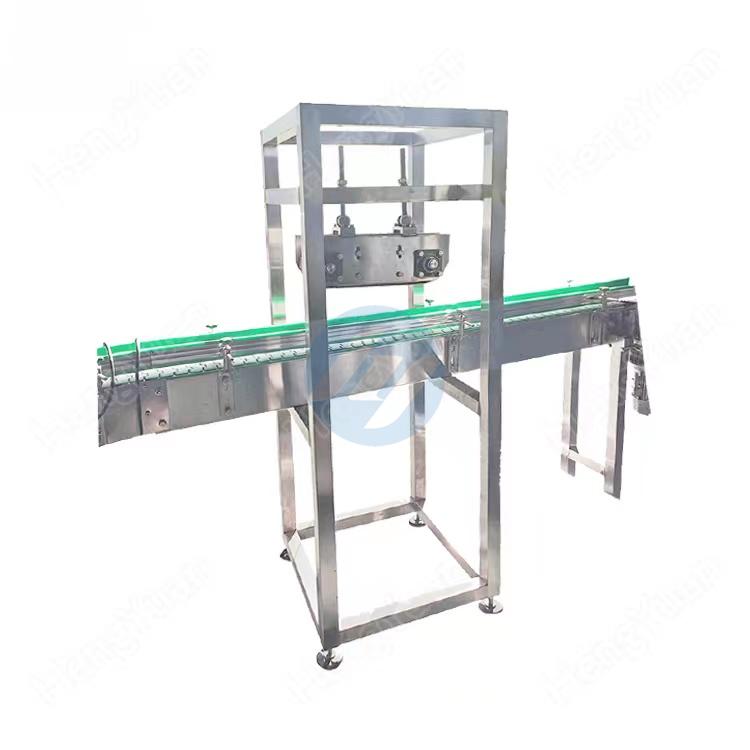 Semi-automatic pressing lid bottle capping machine
