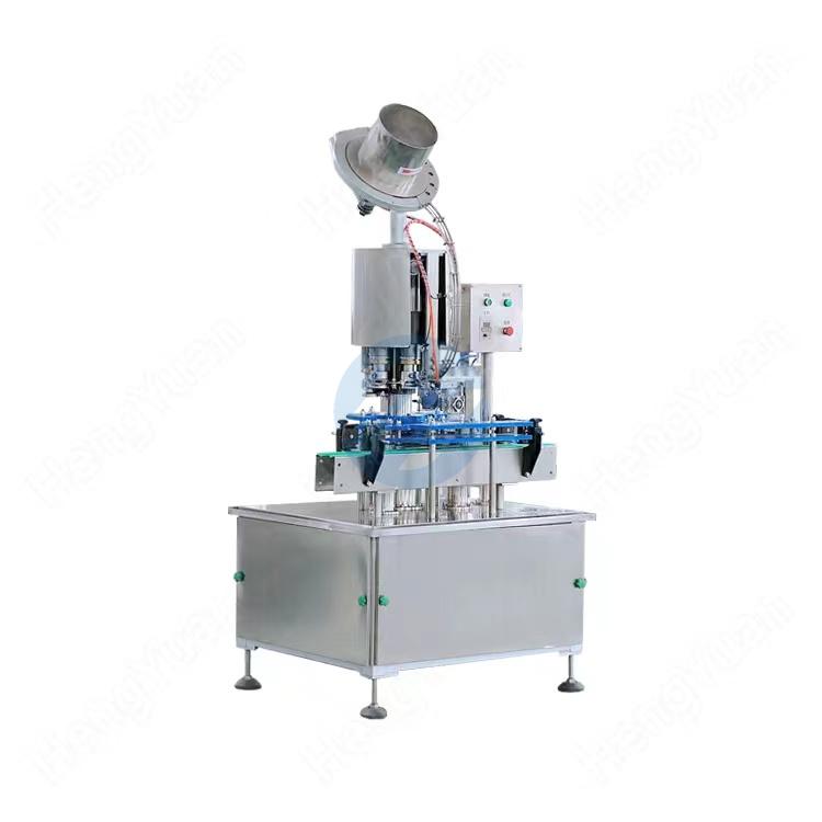 HYRS-C Automatic Rotary Crown Lid Glass Bottle Capping Machine