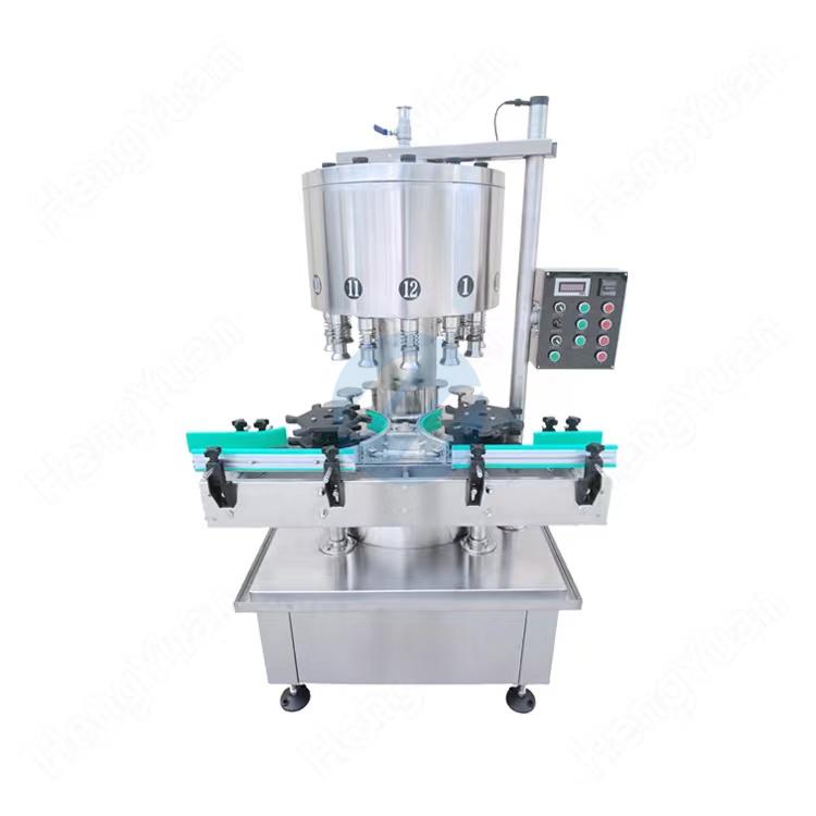 Automatic rotary negative pressure bottle filling machine 