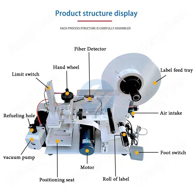 HYT-60 Table Top Flat Surface Pouch Semi-automatic Labeler