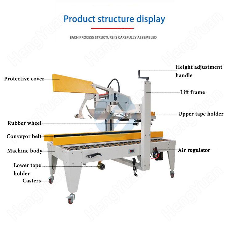 HYCS-360S Automatic Pesticide Bottles Carton Folding Tape Sealing Machine