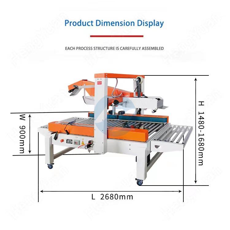 Automatic Cooking Oil Carton Folding Tape Sealing Machine